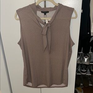 Adrianna Papell Sleeveless Tie-Neck Top